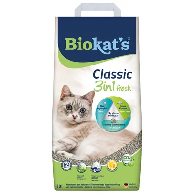 Biokat's Classic 3in1 Fresh kattesand vårduft
