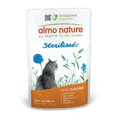 Almo Nature Holistic Sterilised Pouches 70g Chicken (6 x 70g)