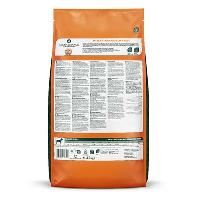 Arden Grange Daily 7+ Senior with Fresh Chicken & Rice - 12kg