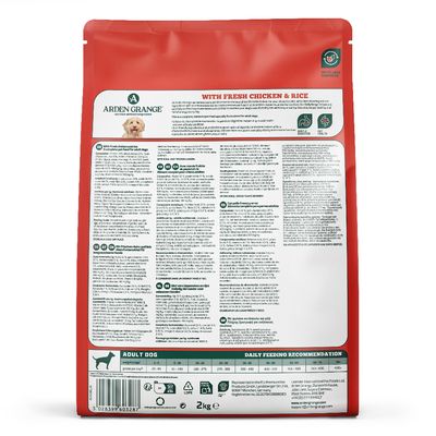 Arden Grange Daily 1+ Adult with Fresh Chicken & Rice - 2kg