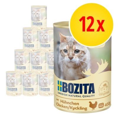 Bozita våtfoder på burk 12 x 400 g Kyckling paté