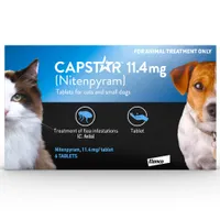 CAPSTAR 11.4mg for Cats & Small Dogs - 6 Pack