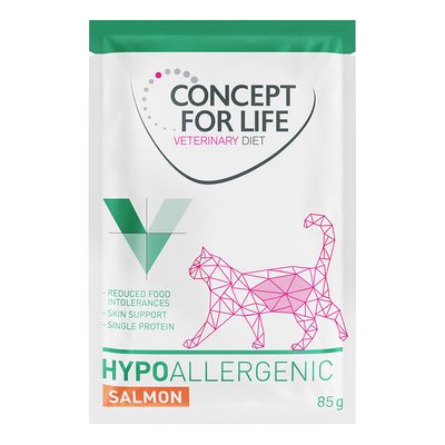 Concept for Life Veterinary Diet Hypoallergenic con salmón en bolsitas 24 x 85 g