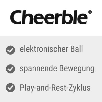 Cheerble. Elektronischer Ball, spannende Bewegung, Play-and-Rest-Zyklus.