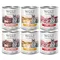 Provalo! Wolf of Wilderness Senior umido cane 6 x 800 g: 2x Pollame con Manzo, 2x Pollame con Maiale, 2x Pollame con Pollo