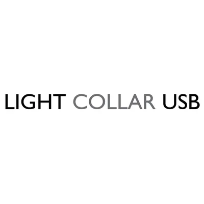 Light Collar USB. Nazwa produktu widoczna.