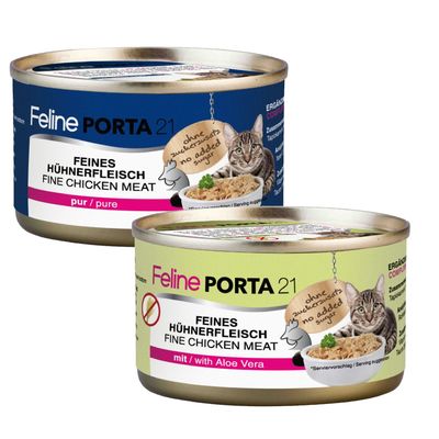 Feline Porta 21 6 x 90 g en sobres para gatos - Pack de prueba