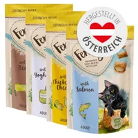 Feringa Crunchy Bites Probiermix - Joghurt / Rind / Huhn und Käse / Lachs (jeweils 30 g)