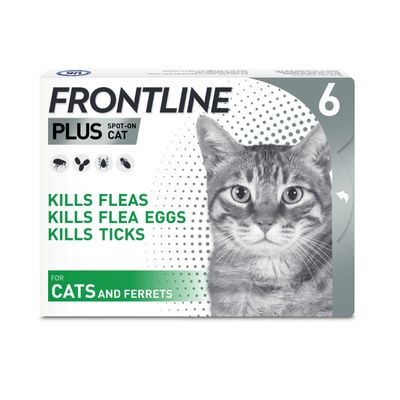 FRONTLINE® Plus Spot On for Cats 6 pipettes x 0.5ml