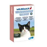 Milbemax Kitten / Small Cat - 12  - 2 x 2 Tabletten - NL