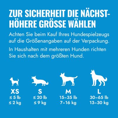 KONG Welpenspielzeug, blau