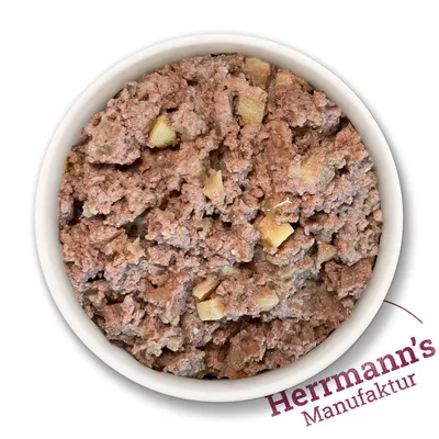 Herrmann's Classic Bio Menù 24 x 800 g umido per cane - Pollo bio con Riso bio
