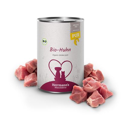 Pakiet Herrmann's Czyste Mięso Kreativ-Mix / Bio, 12 x 400 g - Biokurczak