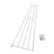 Grille de protection pour fenêtre à soufflet, blanche version 4 : kit complet sur le dessus et sur les côtés (3 fixations)