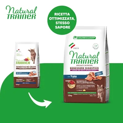 Natural Trainer Benessere Digestivo Trota - Set %: 2 x 1,5 kg
