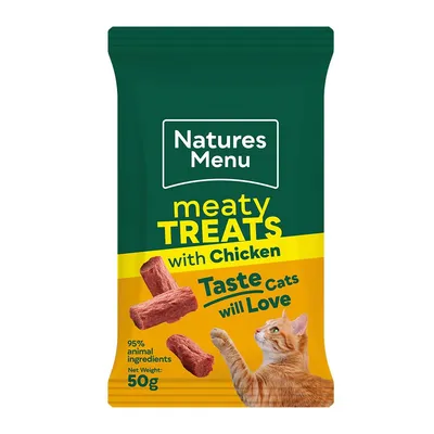 Natures Menu Original Cat Treats with Chicken & Liver - 50g Natures Menu Original Cat Treats with Chicken & Liver - 50g