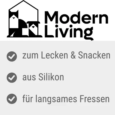 Modern Living. För att slicka och snacka, av silikon, för långsam ätning.