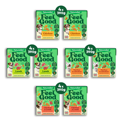 Naturediet Feel Good Adult - Selection Pack - Multibuy: 32 x 390g