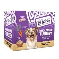 Burns Wholesome Turkey with Carrots & Brown Rice 6 x 395g - 6 x 395g