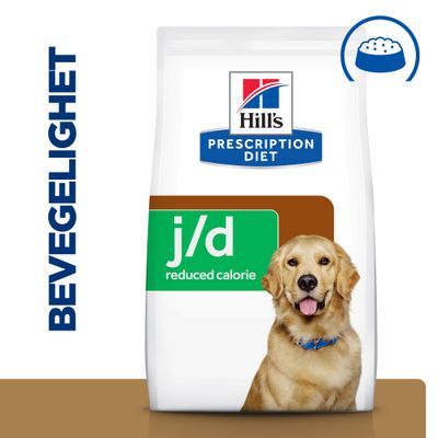 Hill's Prescription Diet Canine j/d Reduced Calorie Joint Care med kylling 6 kg