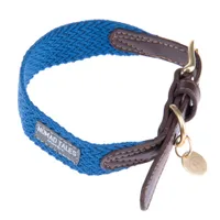 Collier Nomad Tales Bloom, saphir pour chien  - taille L : tour de cou 46 - 52 cm , l 38 mm