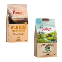 Purizon vegyes próbacsomag 2 x 400 g - Bárány & hal + vaddisznó & csirke (új recept)