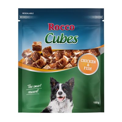 Sparpaket Rocco Cubes Huhn 4 x 150 g