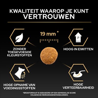 Krokettengrootte 19 mm, zonder toegevoegde kleurstoffen, hoog eiwitgehalte, hoge opname van voedingsstoffen, hoge verteerbaarheid. Kwaliteit waarop u kunt vertrouwen.
