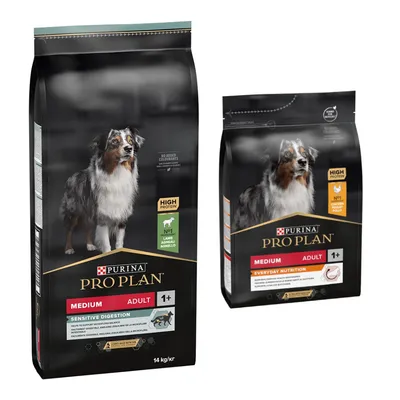 14 кг PURINA PRO PLAN сухой корм для собак + 3 кг в подарок!