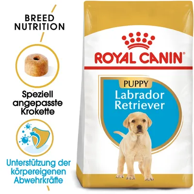Royal Canin Puppy Labrador Retriever. Speziell angepasste Krokette. Unterstützung der körpereigenen Abwehrkräfte.