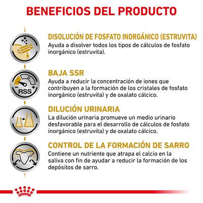 Royal Canin Veterinary Urinary S/O Small Dogs, envase con imagen de un perro pequeño. Adecuado para perros pequeños con necesidades dietéticas especiales.