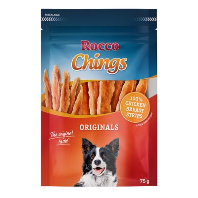 Rocco Chings Originals Fâșii din piept de pui 75 g