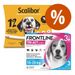 Pack de antiparasitarios: collar Scalibor + pipetas Frontline para perros Collar 48 cm + pipetas 2-5 kg