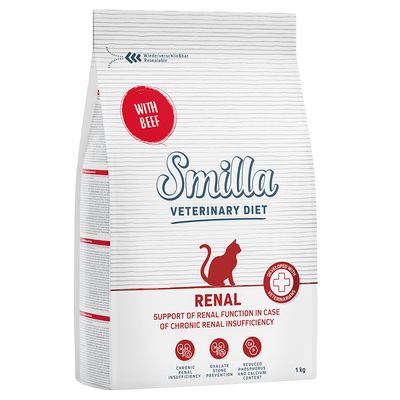 Smilla Veterinary Diet Renal com vaca 1 kg