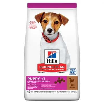 Hill`s Science Plan Puppy Small & Mini Lam & Ris