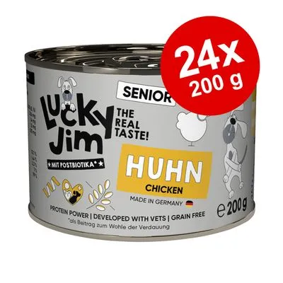 Lucky Jim MINI Senior 24 x 200 g voordeelverpakking