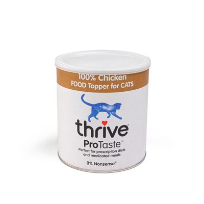thrive ProTaste 100% Chicken Food Topper for Cats 170g