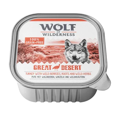 Wolf of Wilderness Great Desert. Индейка с лесными ягодами, корнями и дикими травами. 100% без зерна.