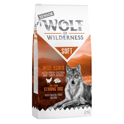 Wolf of Wilderness Senior "Soft - Wide Acres" - kuřecí - 12 kg