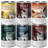 Wolf Of Wilderness The Taste Of 6 x 400 g pack de prueba - 6 x 400 g
