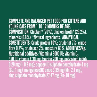 Natures Menu Pâté Cans Kitten - Chicken - 18 x 85g