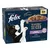 Felix Deliciously Sliced Mixed Selection in jelly, steam cooked, 90% animal proteins, includes beef, chicken, salmon and tuna. Pack contains 12 portions.