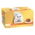 PURINA GOURMET Gold Savoury Cake, 48 x 85 g. Varieties: with chicken, beef, tuna, salmon. Packaging displays portion on plate. PURINA GOURMET Gold Savoury Cake, 48 x 85 g. Varieties: with chicken, beef, tuna, salmon. Packaging displays portion on plate.