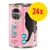 Cosma Pure Love Asia, boîte rose de nourriture pour chat, thon et crabe en gelée, multi-protéines pure fish, lot de 24x indiqué sur pastille jaune. Cosma Pure Love Asia, boîte rose de nourriture pour chat, thon et crabe en gelée, multi-protéines pure fish, lot de 24x indiqué sur pastille jaune.