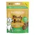 Meaty Bites chicken with apple treats, 75% chicken, grain free, natural ingredients, 70g pack. Label states 'Best Friend Treats' and 'New'.