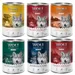 Smíšené balení Wolf of Wilderness "The Taste Of" Adult - 6 x 400 g Mix "The Taste Of" 