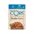 Wellness CORE Tender Cuts, natural, grain free, protein-rich food with tuna in savoury gravy for adults. Complete and balanced with added vitamins and minerals. 85g pouch.