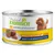 Natural Trainer Hundefutter mit Huhn, geeignet für kleine Hunde (1-10 kg), Erwachsene ab 10 Monaten. Abgebildet: Futterstück und Hund.