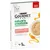 Purina Gourmet nature's creations Exquisite Puree snack, met zalm en wortel, verpakking met afbeelding van witte kat en schaaltje puree. Tekst in het Italiaans en Spaans zichtbaar.