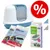 Savic kattenbak met klep, 2 verpakkingen Cat Toilet Home Filter en doos Bag it Up kattenbakszakken (12 stuks), kortingssymbool zichtbaar.